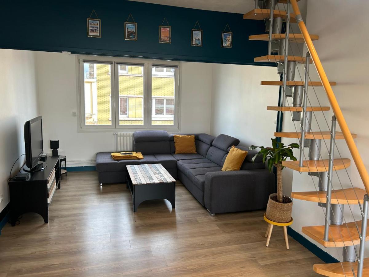 Duplex Lumineux Entre Plage Et Centre-Ville Dunkirk Exterior photo